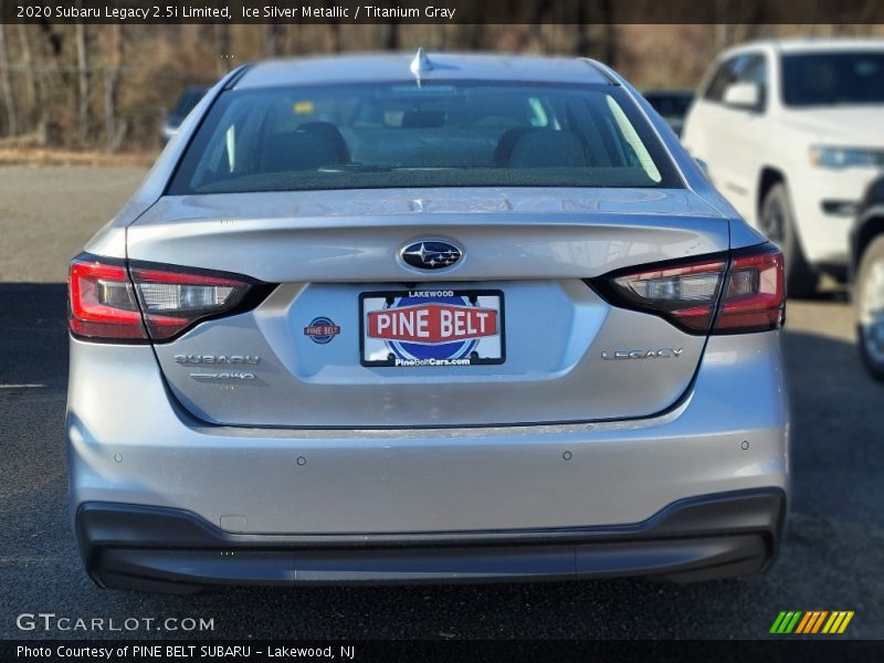 Ice Silver Metallic / Titanium Gray 2020 Subaru Legacy 2.5i Limited