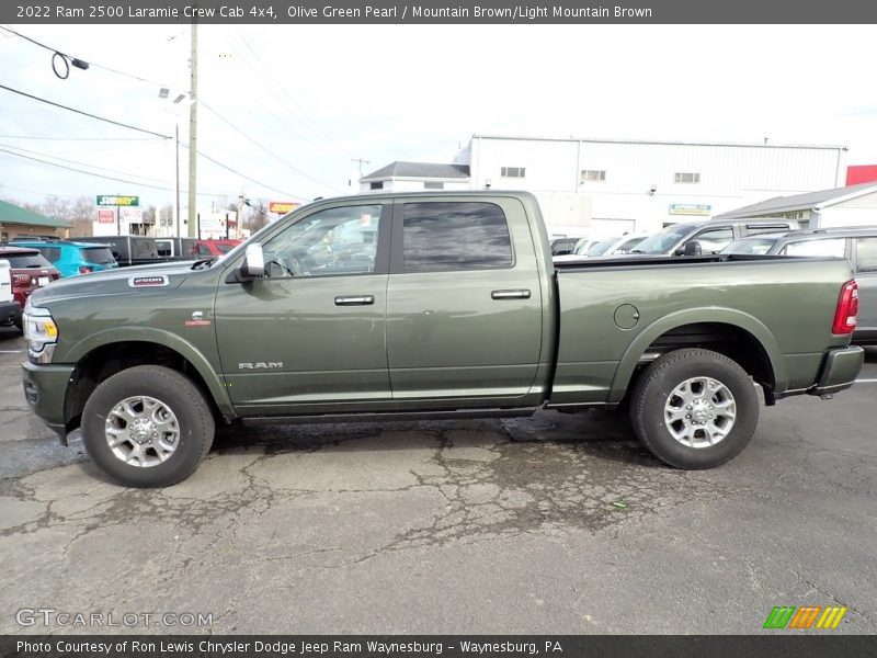 Olive Green Pearl / Mountain Brown/Light Mountain Brown 2022 Ram 2500 Laramie Crew Cab 4x4