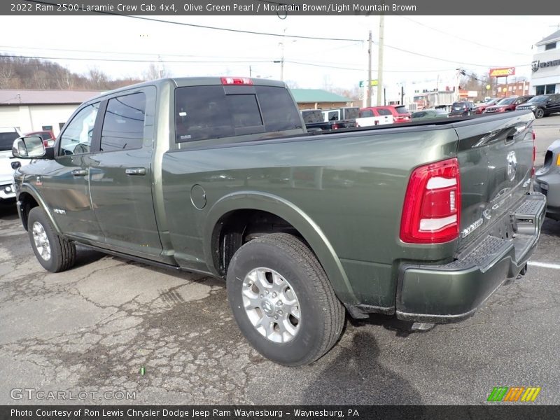 Olive Green Pearl / Mountain Brown/Light Mountain Brown 2022 Ram 2500 Laramie Crew Cab 4x4