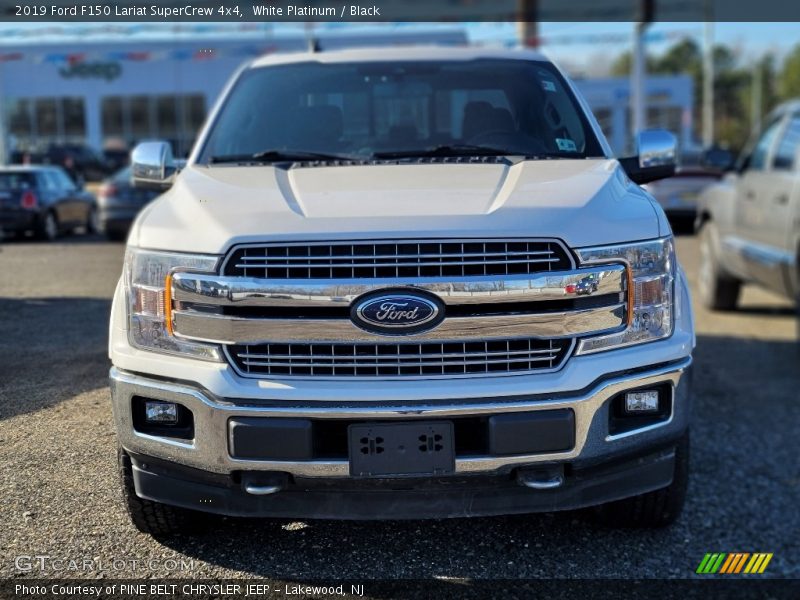 White Platinum / Black 2019 Ford F150 Lariat SuperCrew 4x4
