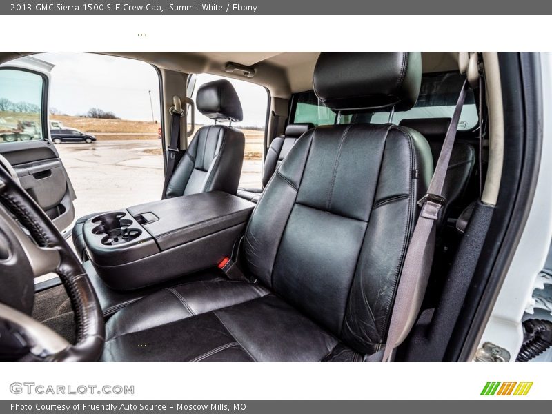 Summit White / Ebony 2013 GMC Sierra 1500 SLE Crew Cab