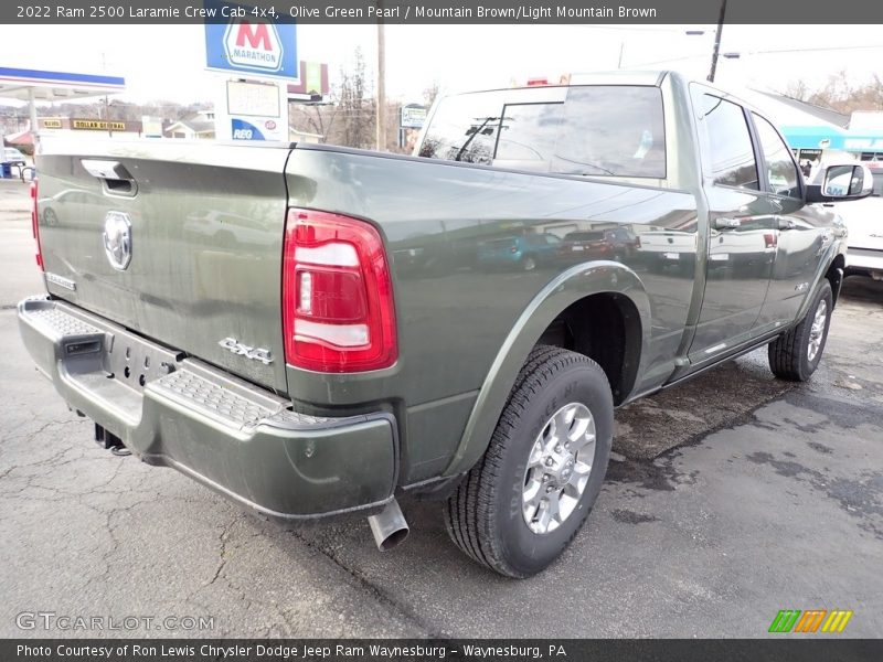 Olive Green Pearl / Mountain Brown/Light Mountain Brown 2022 Ram 2500 Laramie Crew Cab 4x4
