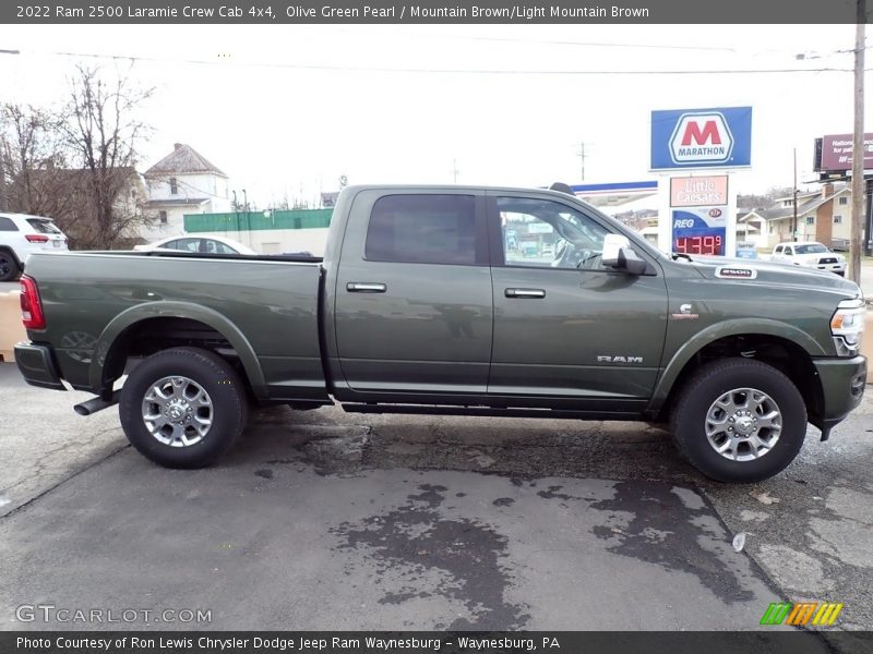 Olive Green Pearl / Mountain Brown/Light Mountain Brown 2022 Ram 2500 Laramie Crew Cab 4x4