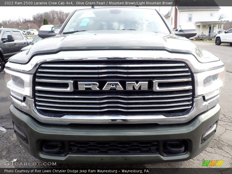 Olive Green Pearl / Mountain Brown/Light Mountain Brown 2022 Ram 2500 Laramie Crew Cab 4x4