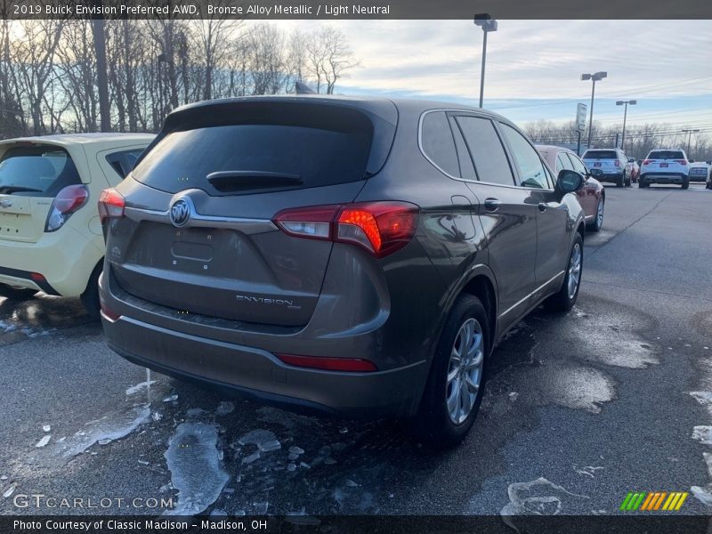 Bronze Alloy Metallic / Light Neutral 2019 Buick Envision Preferred AWD