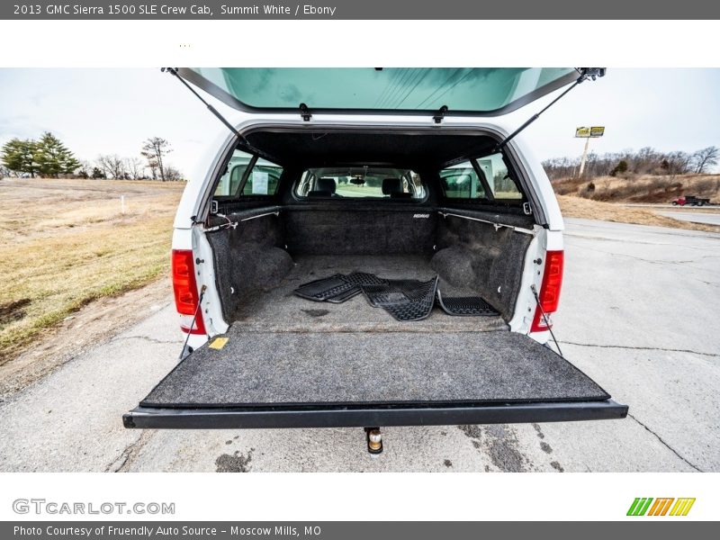 Summit White / Ebony 2013 GMC Sierra 1500 SLE Crew Cab