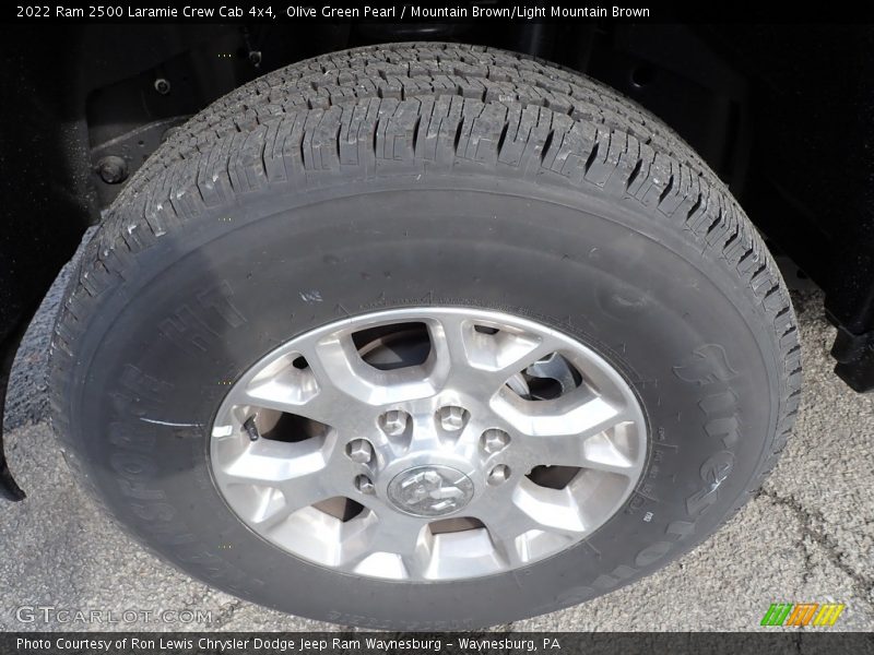 Olive Green Pearl / Mountain Brown/Light Mountain Brown 2022 Ram 2500 Laramie Crew Cab 4x4