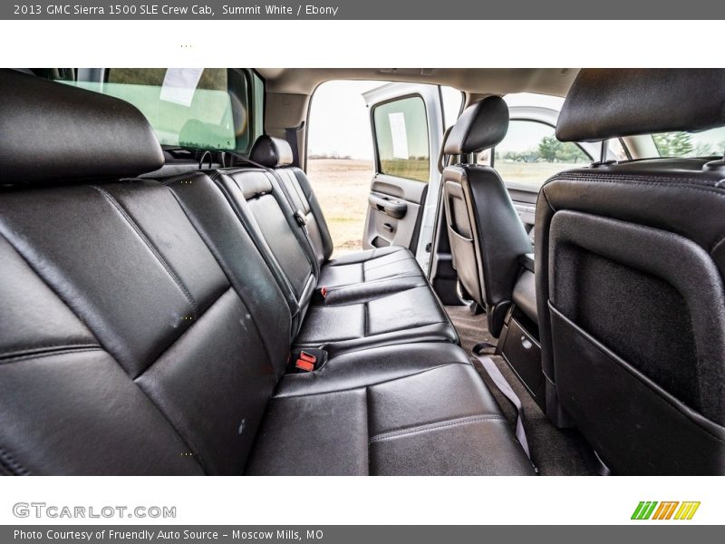 Summit White / Ebony 2013 GMC Sierra 1500 SLE Crew Cab