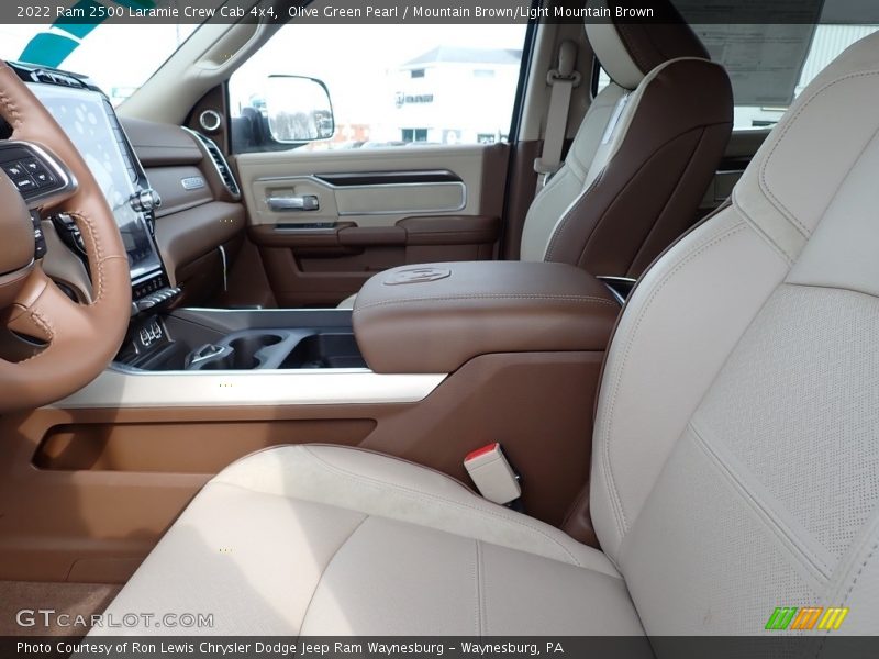Olive Green Pearl / Mountain Brown/Light Mountain Brown 2022 Ram 2500 Laramie Crew Cab 4x4