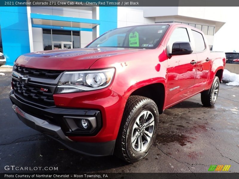 Cherry Red Tintcoat / Jet Black 2021 Chevrolet Colorado Z71 Crew Cab 4x4