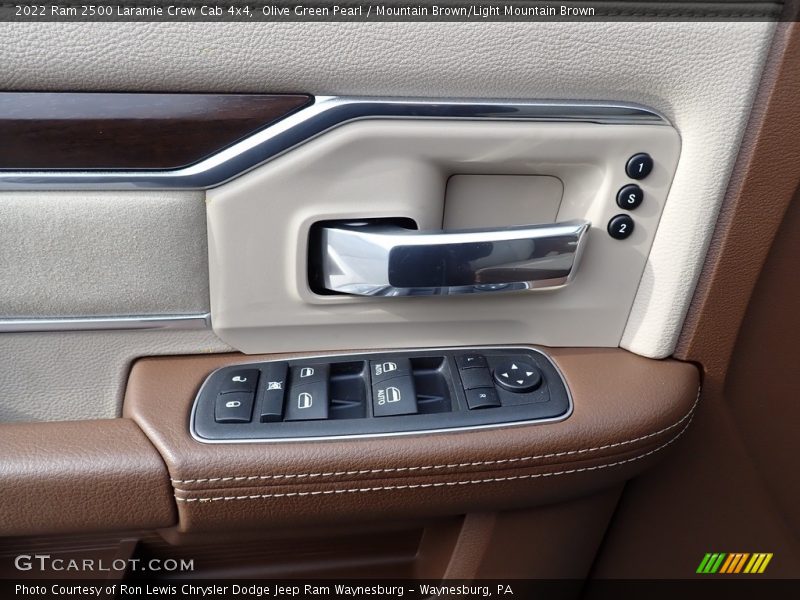 Olive Green Pearl / Mountain Brown/Light Mountain Brown 2022 Ram 2500 Laramie Crew Cab 4x4