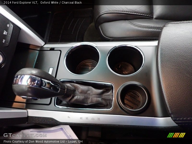 Oxford White / Charcoal Black 2014 Ford Explorer XLT