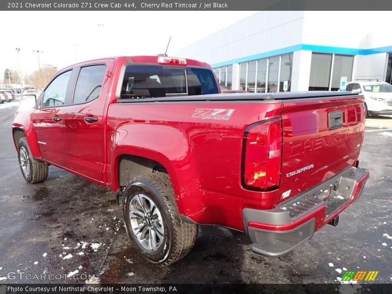 Cherry Red Tintcoat / Jet Black 2021 Chevrolet Colorado Z71 Crew Cab 4x4