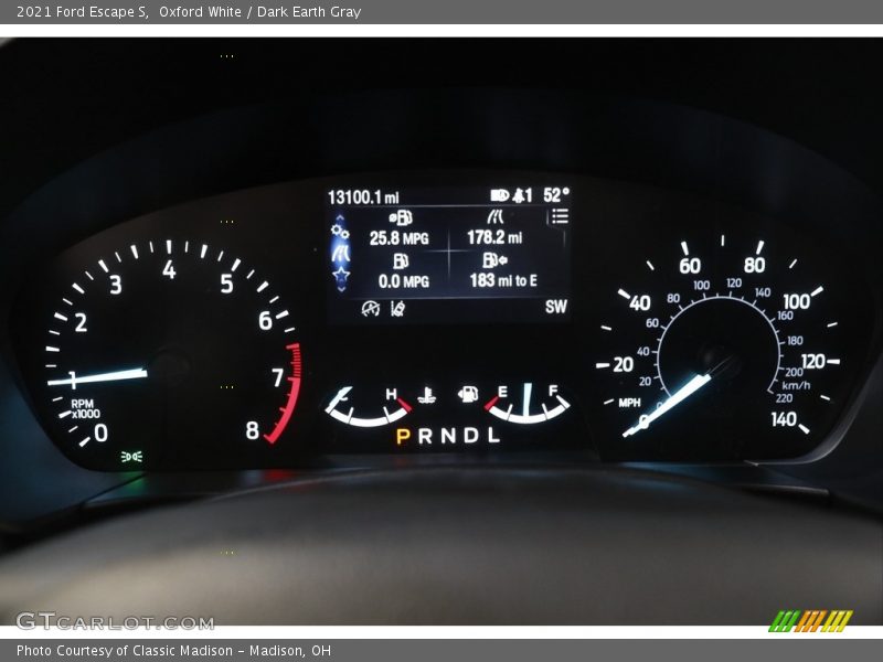  2021 Escape S S Gauges