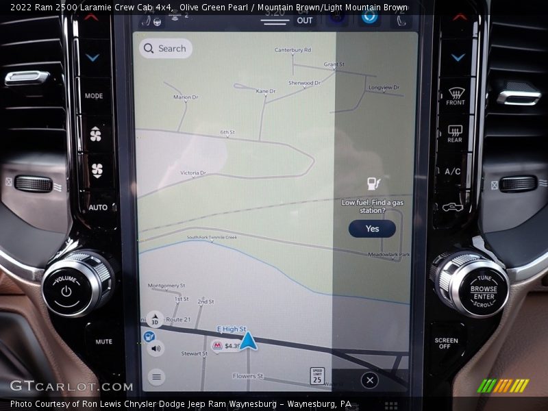 Olive Green Pearl / Mountain Brown/Light Mountain Brown 2022 Ram 2500 Laramie Crew Cab 4x4