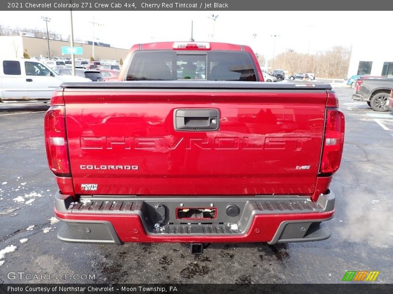 Cherry Red Tintcoat / Jet Black 2021 Chevrolet Colorado Z71 Crew Cab 4x4