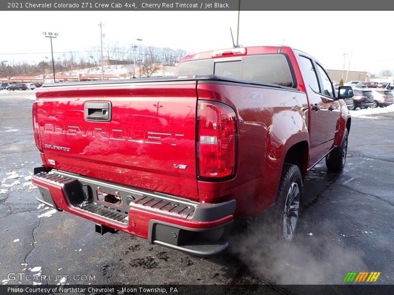 Cherry Red Tintcoat / Jet Black 2021 Chevrolet Colorado Z71 Crew Cab 4x4