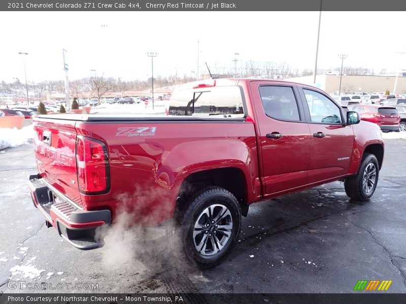 Cherry Red Tintcoat / Jet Black 2021 Chevrolet Colorado Z71 Crew Cab 4x4