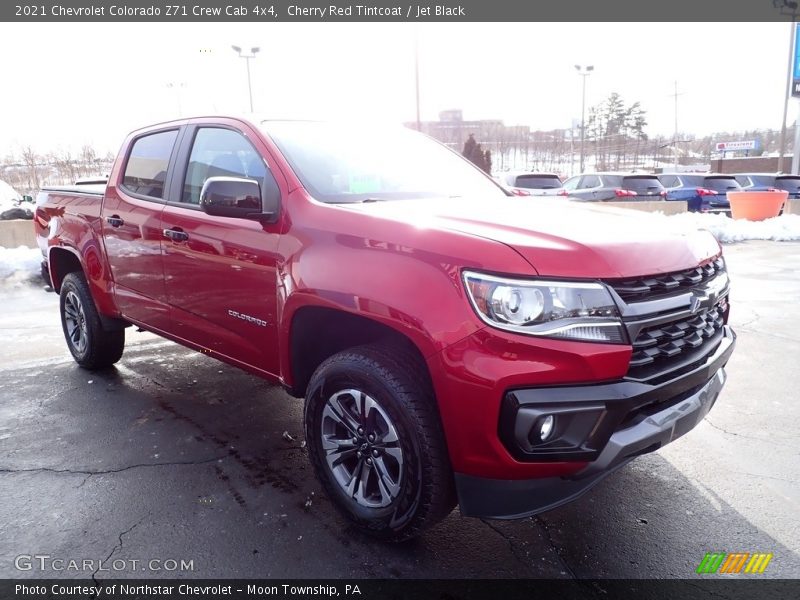 Cherry Red Tintcoat / Jet Black 2021 Chevrolet Colorado Z71 Crew Cab 4x4