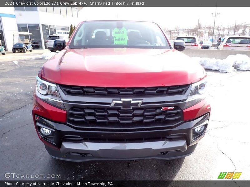 Cherry Red Tintcoat / Jet Black 2021 Chevrolet Colorado Z71 Crew Cab 4x4