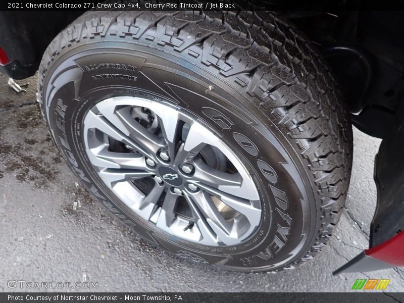 Cherry Red Tintcoat / Jet Black 2021 Chevrolet Colorado Z71 Crew Cab 4x4
