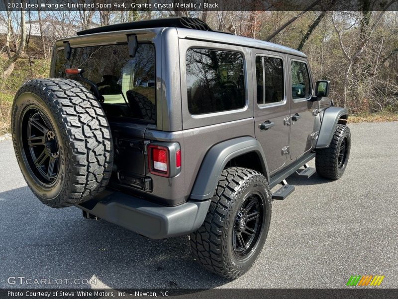 Granite Crystal Metallic / Black 2021 Jeep Wrangler Unlimited Sport 4x4