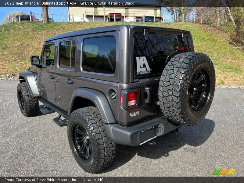 Granite Crystal Metallic / Black 2021 Jeep Wrangler Unlimited Sport 4x4