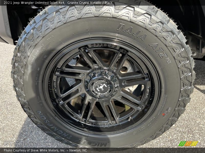 Granite Crystal Metallic / Black 2021 Jeep Wrangler Unlimited Sport 4x4