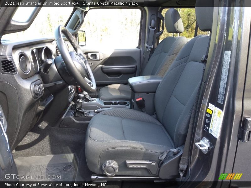 Granite Crystal Metallic / Black 2021 Jeep Wrangler Unlimited Sport 4x4