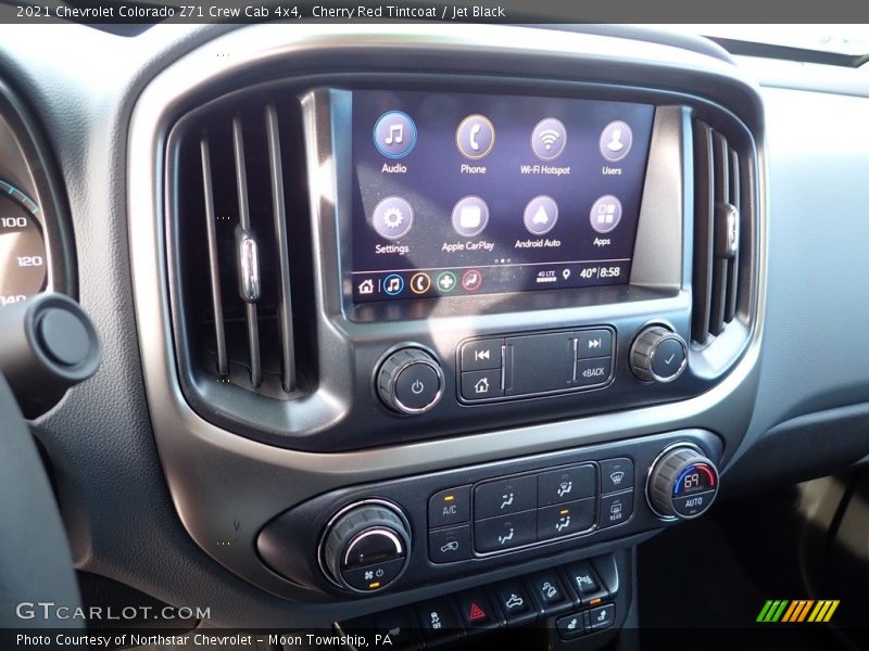 Cherry Red Tintcoat / Jet Black 2021 Chevrolet Colorado Z71 Crew Cab 4x4