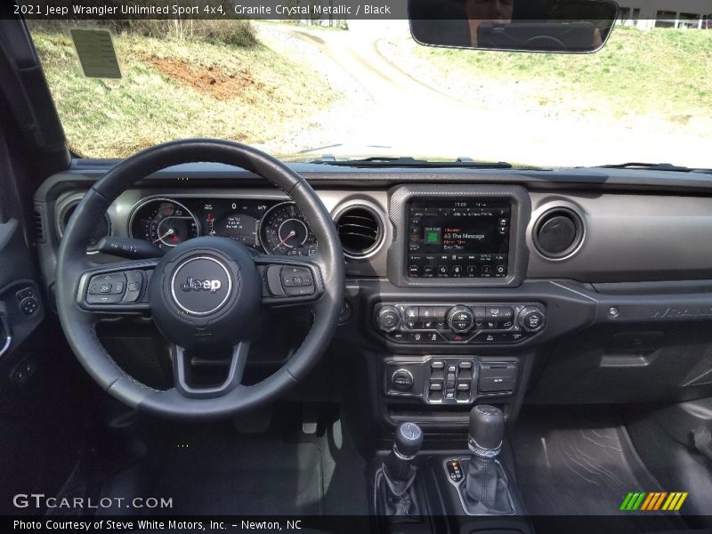 Granite Crystal Metallic / Black 2021 Jeep Wrangler Unlimited Sport 4x4