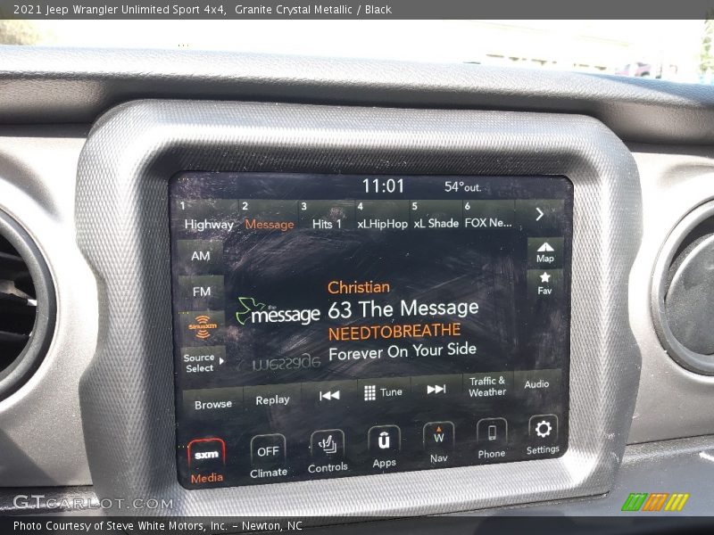 Granite Crystal Metallic / Black 2021 Jeep Wrangler Unlimited Sport 4x4