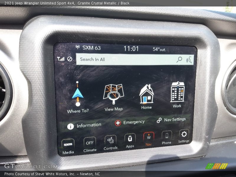 Granite Crystal Metallic / Black 2021 Jeep Wrangler Unlimited Sport 4x4
