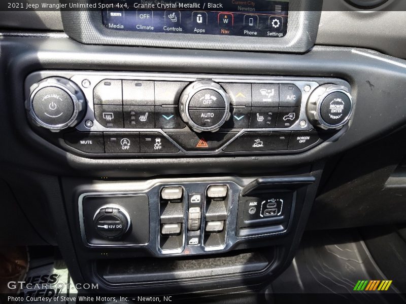 Granite Crystal Metallic / Black 2021 Jeep Wrangler Unlimited Sport 4x4