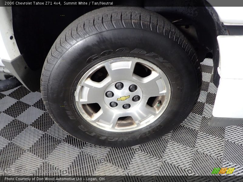 Summit White / Tan/Neutral 2006 Chevrolet Tahoe Z71 4x4