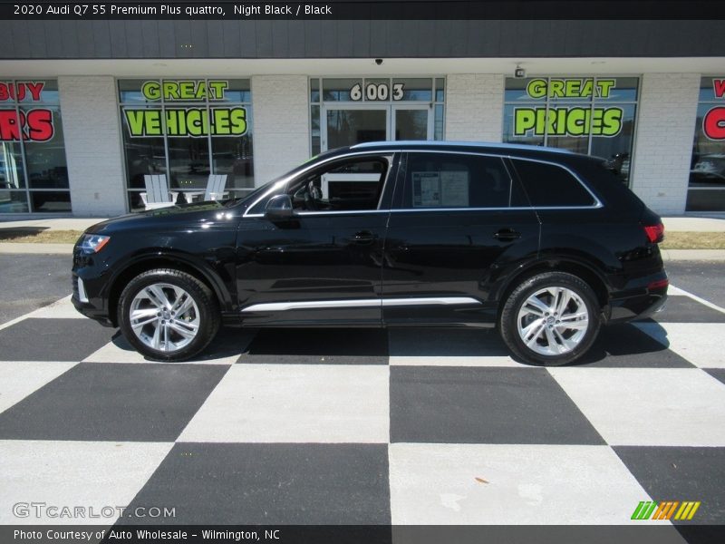Night Black / Black 2020 Audi Q7 55 Premium Plus quattro