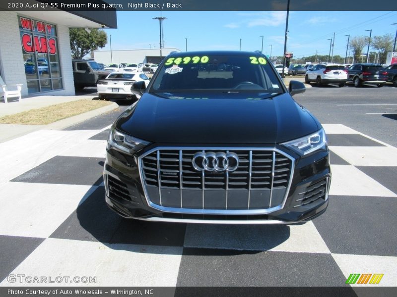 Night Black / Black 2020 Audi Q7 55 Premium Plus quattro