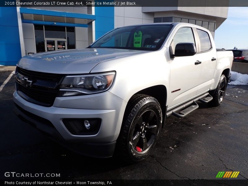 Silver Ice Metallic / Jet Black 2018 Chevrolet Colorado LT Crew Cab 4x4