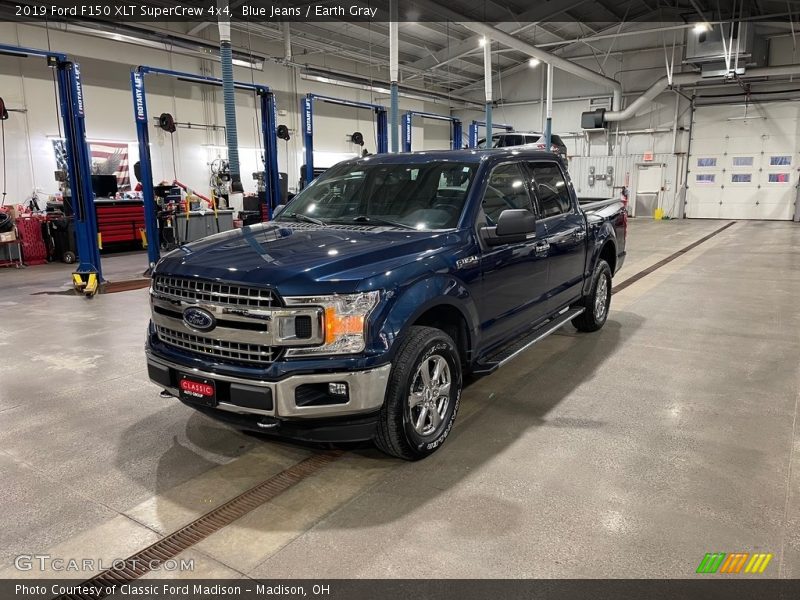 Blue Jeans / Earth Gray 2019 Ford F150 XLT SuperCrew 4x4