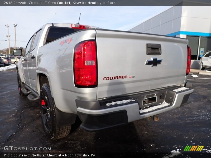 Silver Ice Metallic / Jet Black 2018 Chevrolet Colorado LT Crew Cab 4x4