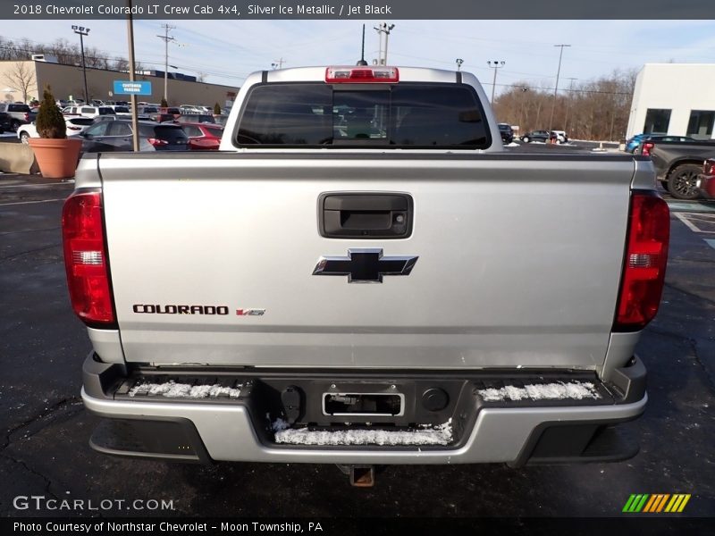 Silver Ice Metallic / Jet Black 2018 Chevrolet Colorado LT Crew Cab 4x4