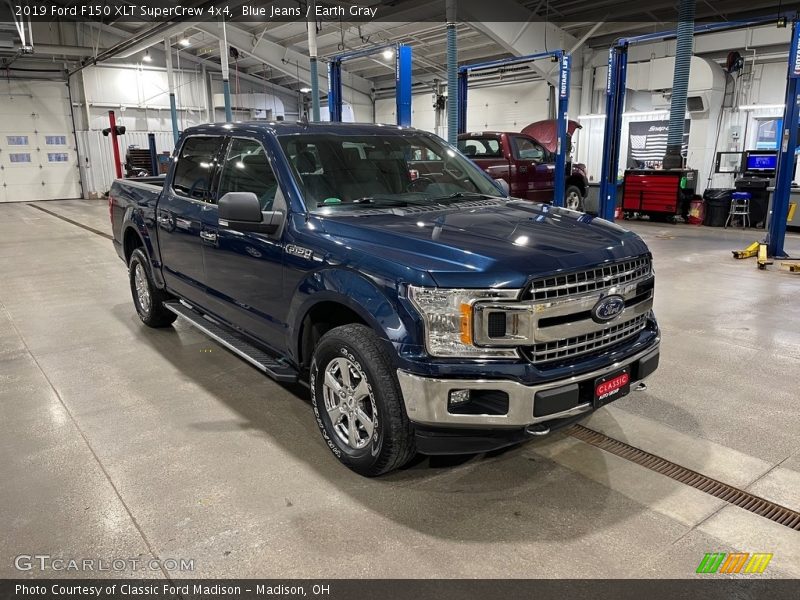 Blue Jeans / Earth Gray 2019 Ford F150 XLT SuperCrew 4x4