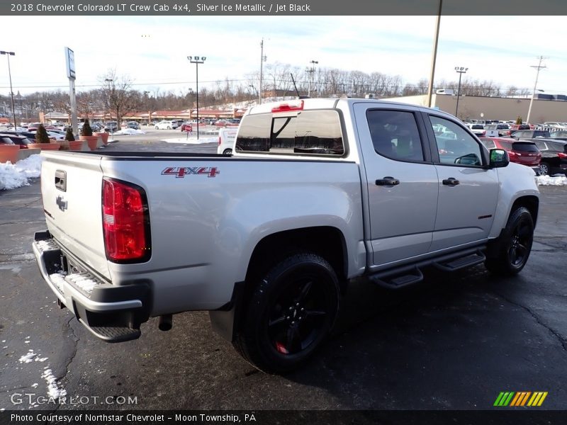 Silver Ice Metallic / Jet Black 2018 Chevrolet Colorado LT Crew Cab 4x4