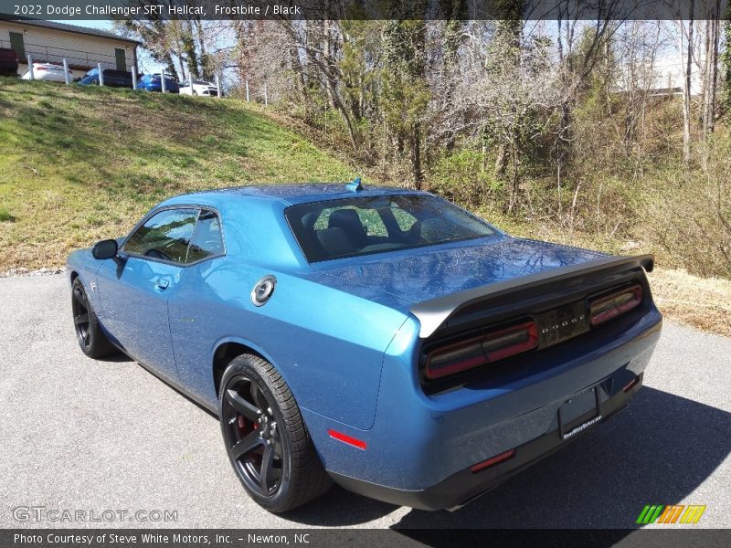 Frostbite / Black 2022 Dodge Challenger SRT Hellcat