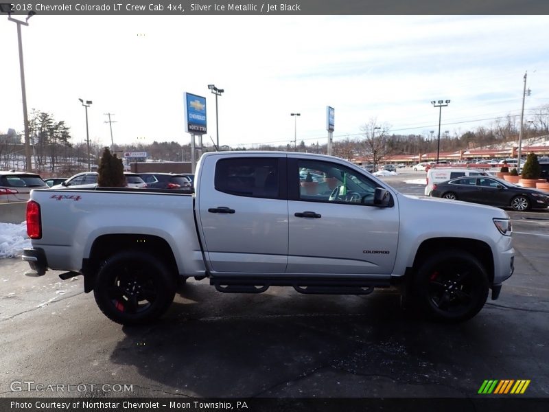 Silver Ice Metallic / Jet Black 2018 Chevrolet Colorado LT Crew Cab 4x4