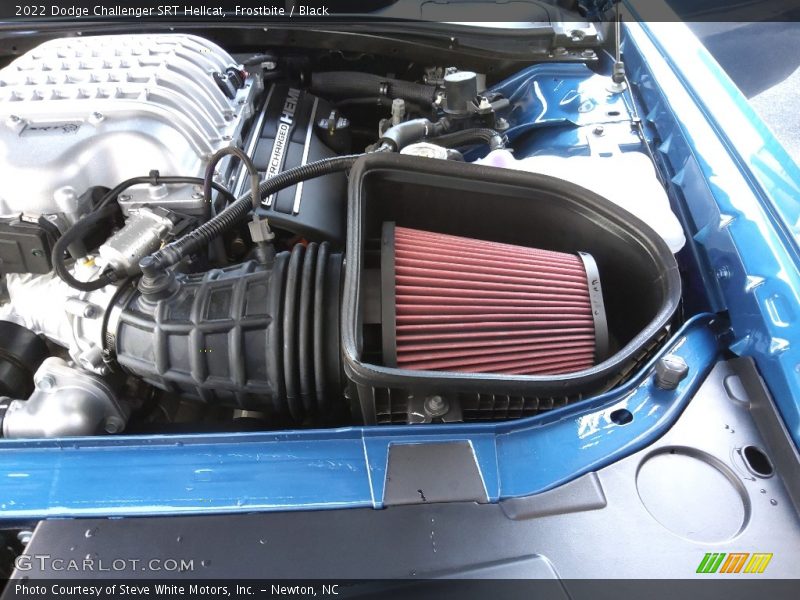 Frostbite / Black 2022 Dodge Challenger SRT Hellcat