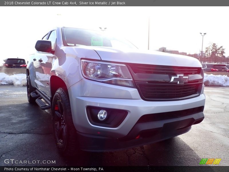 Silver Ice Metallic / Jet Black 2018 Chevrolet Colorado LT Crew Cab 4x4
