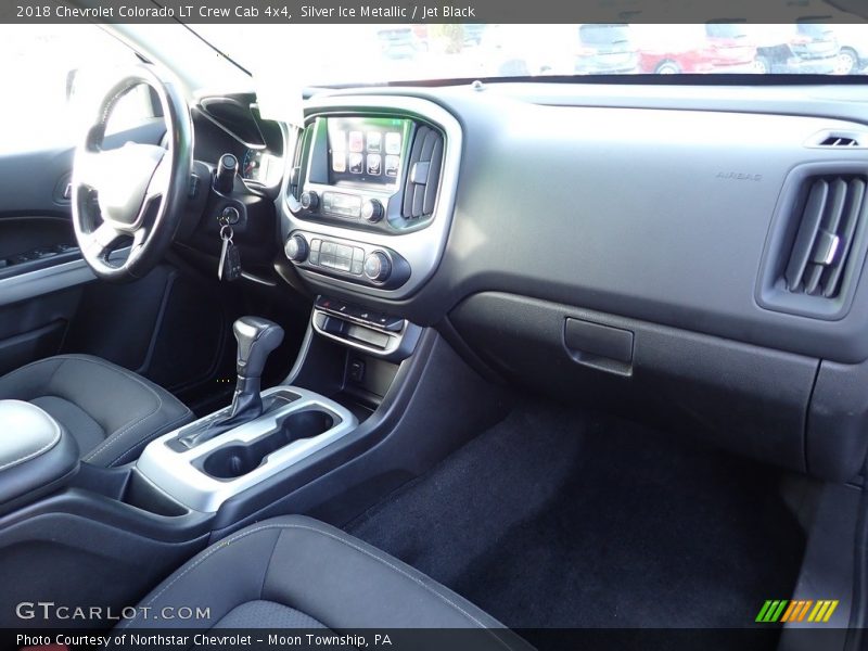 Silver Ice Metallic / Jet Black 2018 Chevrolet Colorado LT Crew Cab 4x4