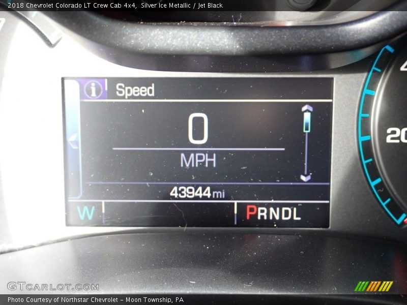 Silver Ice Metallic / Jet Black 2018 Chevrolet Colorado LT Crew Cab 4x4