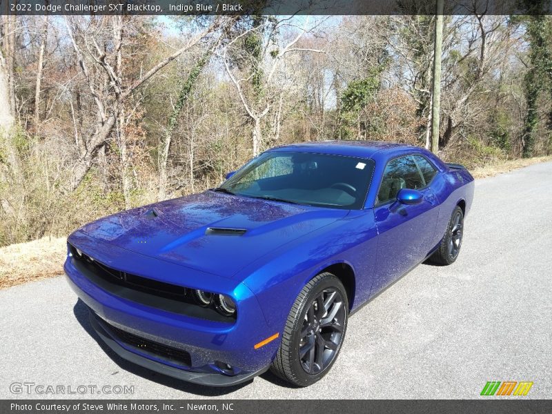 Indigo Blue / Black 2022 Dodge Challenger SXT Blacktop